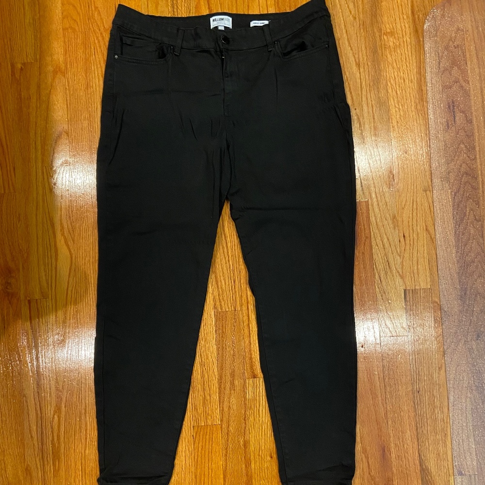 William Rast Perfect Skinny Pants – Black – Size 18W